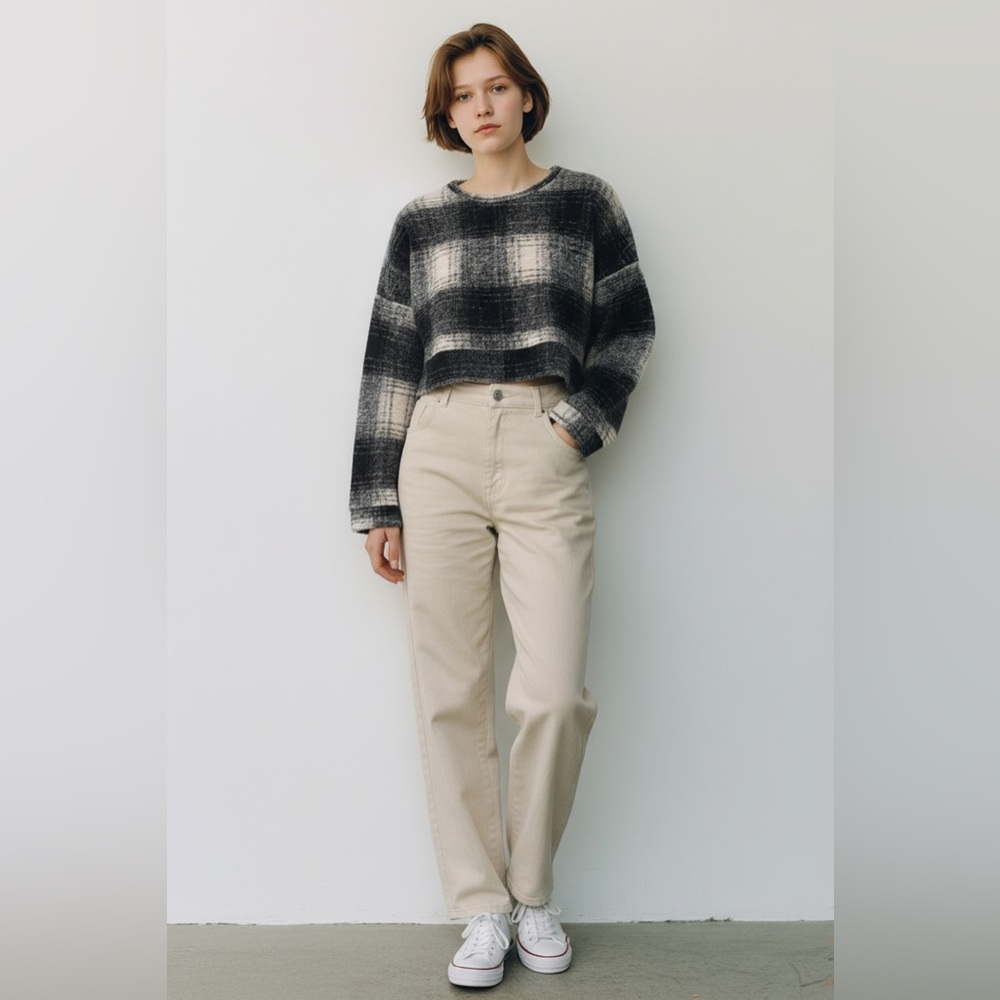 NEW ！Mango wool sweater S